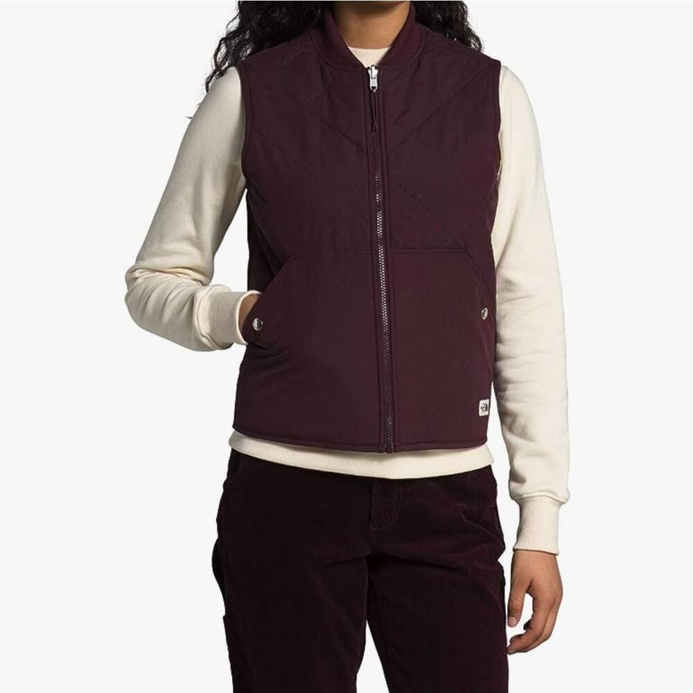 NWT The North Face Cuchillo Reversible Root Brown Vest Women’s Size XL